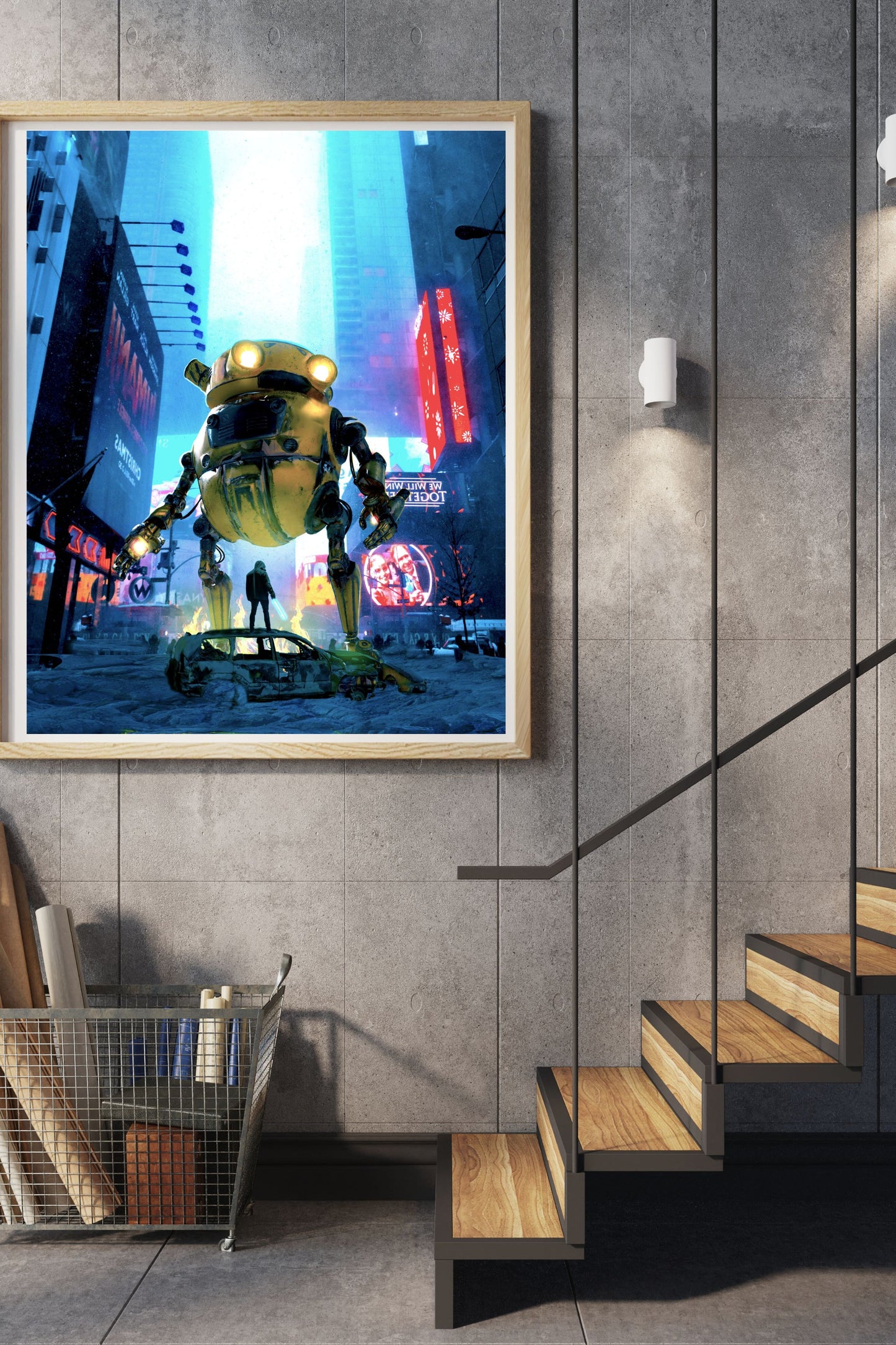 Last Stand in Neon Ruins