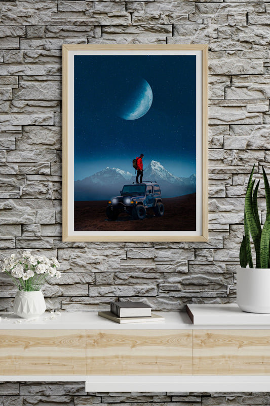 "Lunar Ascent" – Surreal Night Adventure